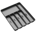 6 Compartment Cutlery Tray - Granite