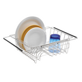 Stainless Steel Expandable In-Sink Dish Rack 35cm X 30cm X 12.7cm