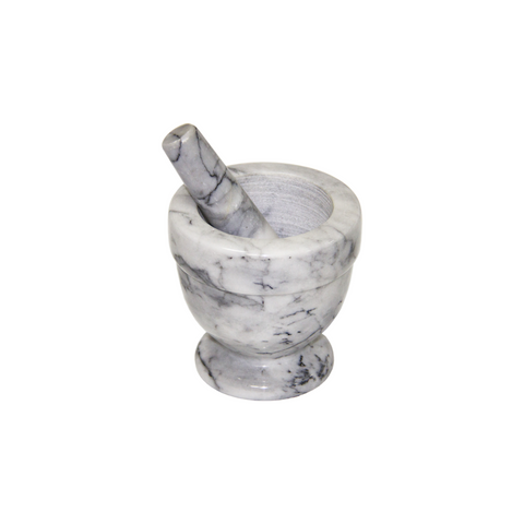 Grey Marble Mortar & Pestle 12cm