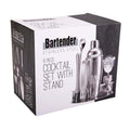 8 Piece Stainless Steel Cocktail Set With Stand