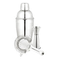 3 Piece Stainless Steel Cocktail Set