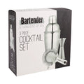 3 Piece Stainless Steel Cocktail Set