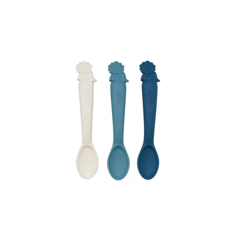 Luxe Silicone Spoons 3 Pack - Dinosaur