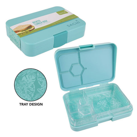 Sachi 4 Compartment Bento Lunch Box (Tropical Paradise)
