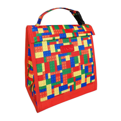 Style 226 Insulated Junior Lunch Pouch - Bricks