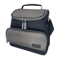 Rugger Insulated Lunch Bag - Black Silver / Black/Silver