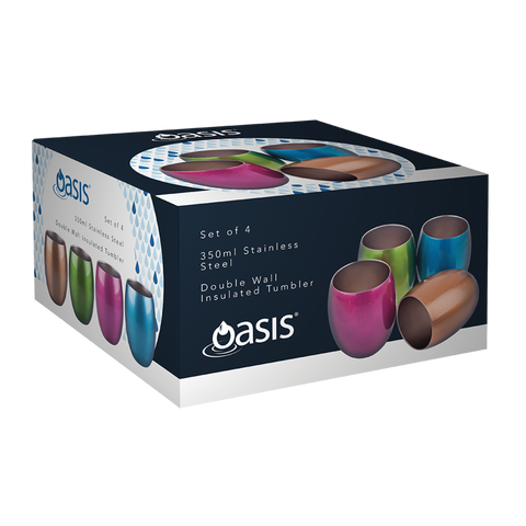 "Oasis" Tumblers 350ml S/S Double Wall Insulated Tumbler