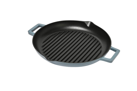 Classica Cast Iron Grill Pan 31Cm, Sky Blue