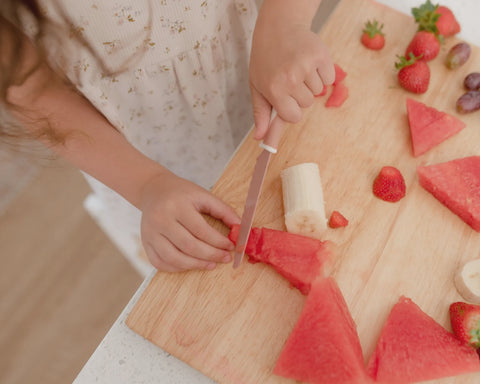 Kiddikutter Child Safe Knife - Dusky Rose