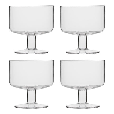 Classic Set of 4 Footed Bowls 10cm