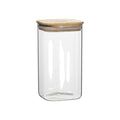 Pantry Square Canister Set Of 4 Assorted Sizes Burnish Logo On Lid