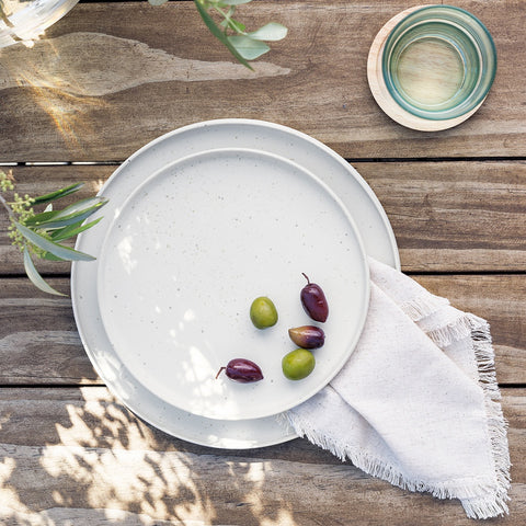 Domus Side Plate 22cm Ecru