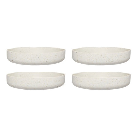 Domus Dinner Bowl 21.5cm Ecru Set of 4