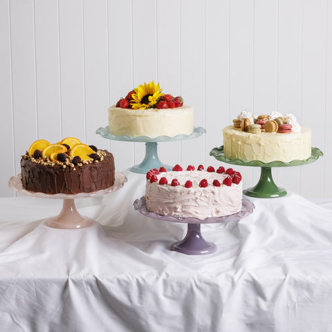 Ruffle Cake Stand 33cm Meadow