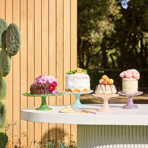 Ruffle Cake Stand 26cm Iris