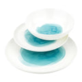 Watercolour Aqua Dinner Set