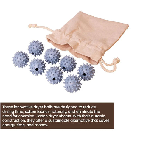 Eco Basics Laundry & Dryer Balls 8Pcs