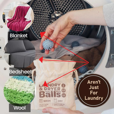 Eco Basics Laundry & Dryer Balls 8Pcs