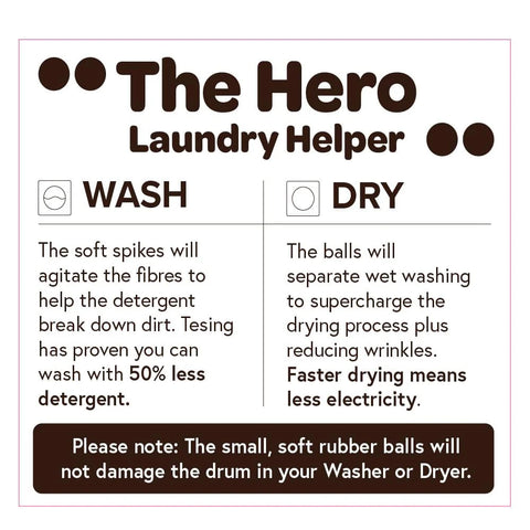 Eco Basics Laundry & Dryer Balls 8Pcs