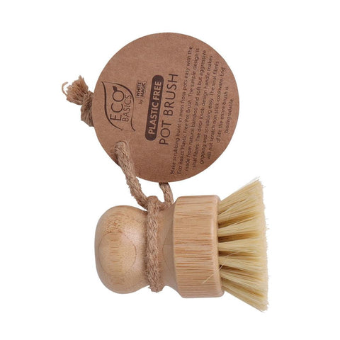 Eco Basics Plastic Free Pot Brush