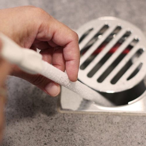 USA Brushware Extra Long Hair Catching Drain Cleaning Brush