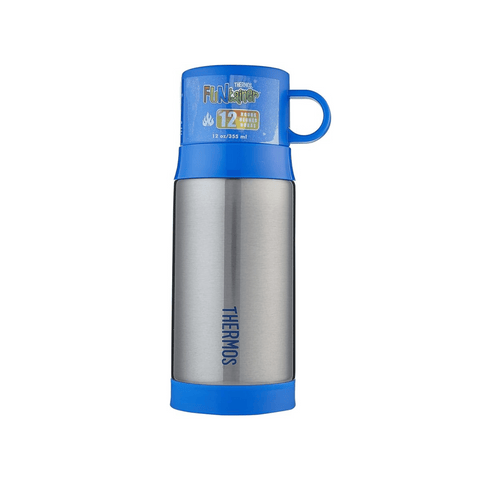 355ml Funtainer Vacuum Insulated Warm Beverage Bottle - Smoke