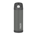 470ml Funtainer Vacuum Insulated Drink Bottle - Charcoal