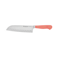 Classic Colour Coral Peach Santoku Knife 17cm