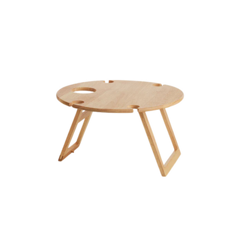 Travel Picnic Table Round 50cm Diam 25cm High