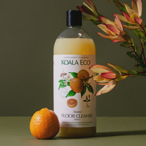 Floor Cleaner - Mandarin, Peppermint Essential Oil 1L Refill