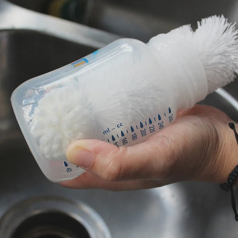 USA Brushware Foam Tipped Baby Bottle Washing Brush