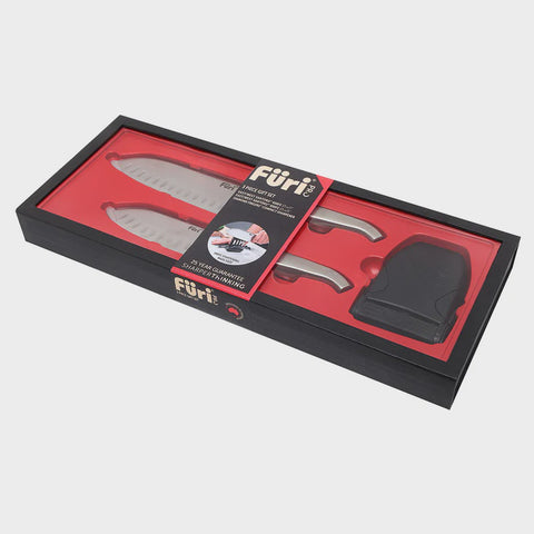 Pro East/West Santoku and Diamond Fingers Set 3 Piece