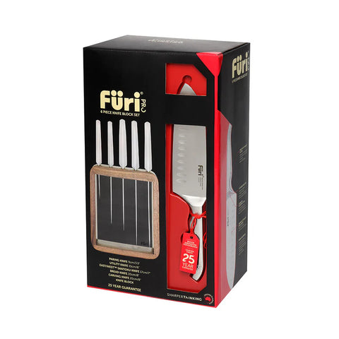 Furi Pro Vault Knife Block Set 6 Piece
