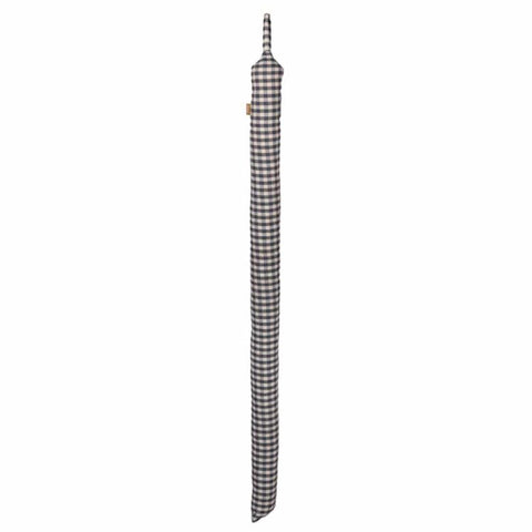 Gingham Draught Stopper Slim Blueberry