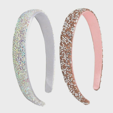Encrusted Gemstone Wide Headband