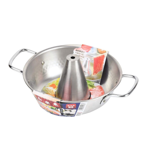 Stainless steel shabu-shabu pot 21 cm