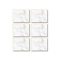 Grey Marble Coasters Set Of 6