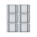Hamptons Navy Placemats Set Of 6