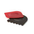 Set Of 2 Scrapers Red Pan & Black Grill Pan