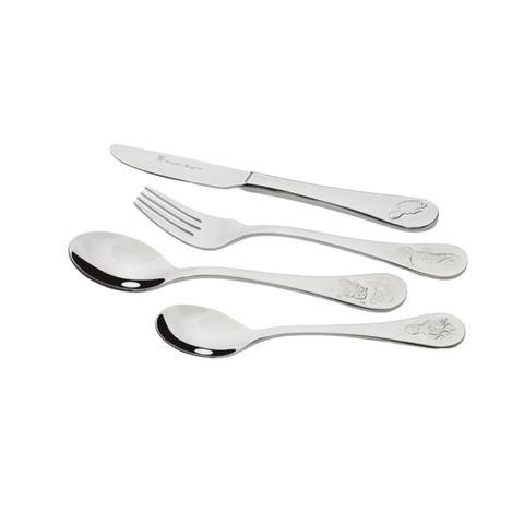 Childrens Cutlery Sea Animals 4Pc Set