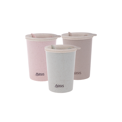 Double Wall Eco Cup 300ml - 3 Assorted Colours