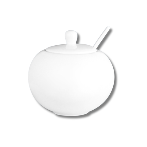 Round Sugar Bowl 500ml - New Bone