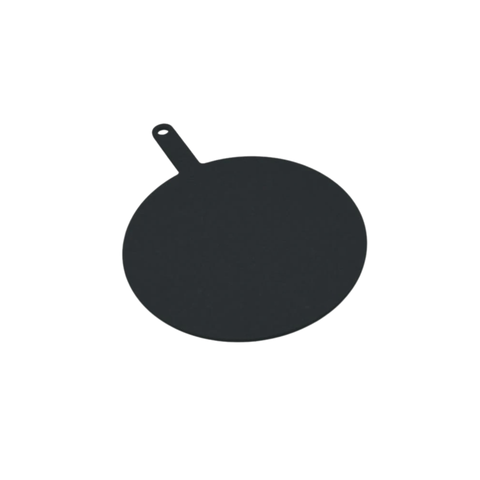 Round Pizza Board With Handle Slate 36x0.6cm
