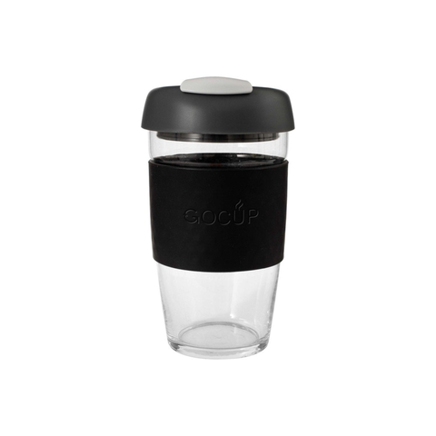 Glass Gocup 473ml Black/Charcoal/Grey