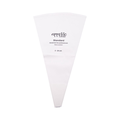 Cotton/PVC "Standard" Piping Bag No.2 34cm - White