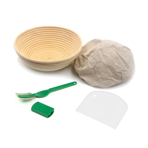 Round 23cm Bread Banneton Set