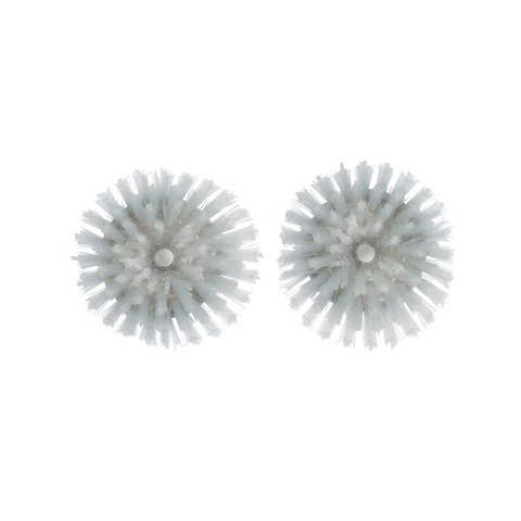 Steel Soap Dispensing Palm Brush Refills - 2 Pack