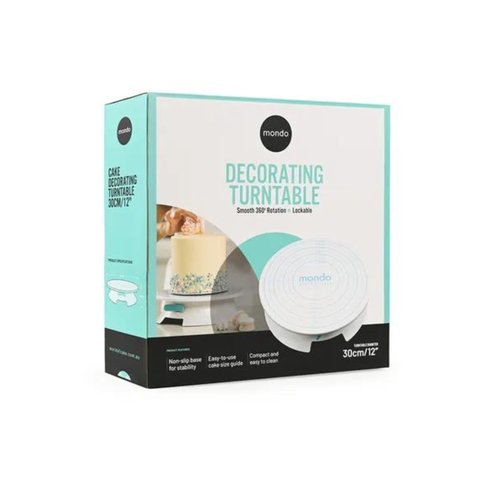 Cake Decorating Turntable With Brake