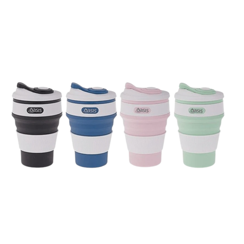 Collapsible Cup 12Oz/350Ml - 4 Asst. Colours