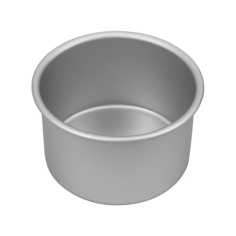 Silver Anodised Round Deep Pan 15X10Cm